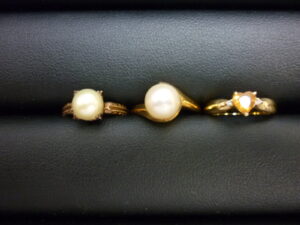 河合町 パール 色石 金 リング 買取 王寺